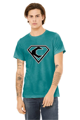CREW BASEBALL - BELLA+CANVAS ® Unisex Triblend Short Sleeve Tee