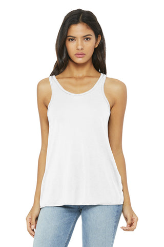 Glitter Flake ILLUSIONS Bella + Canvas - Women's Flowy Racerback Tank - 8800