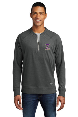 ZEPHYRS - NEA123  New Era ® Sueded Cotton Blend 1/4-Zip Pullover