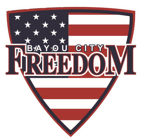 BAYOU CITY FREEDOM- Gildan - Adult Heavy Blend Hooded Sweatshirt - 18500