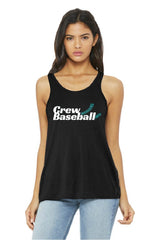 CREW BASEBALL- LADIES BELLA Flowy Tank 8800