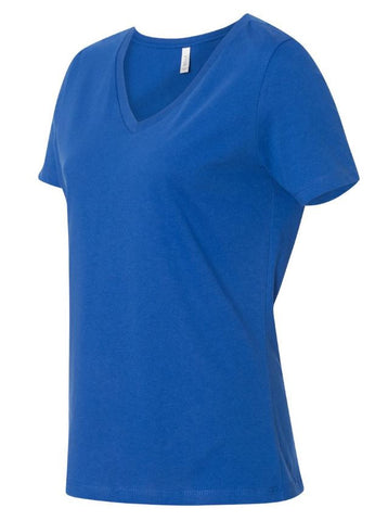 LADY RIPPERS SOCCER - WOMEN'S BELLA 6405 V-NECK - Relaxed Fit