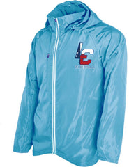 LAKE CREEK EMBROIDERED - LC SOFTBALL RWB - JP001 Adult Packable Rain Jacket