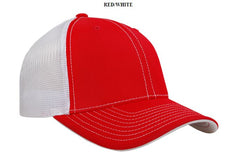 KC - Pacific Headwear D-Series Fitted Trucker Mesh Caps