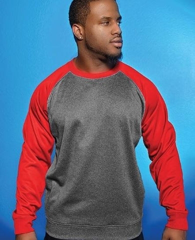 TEXAS THREAT -  ADULT / MEN'S F270 Men's Raglan Crewneck Fleece