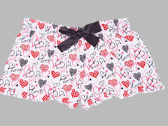 BOXERCRAFT - Red and White Hearts VIP Short - Flannel