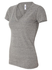 TEXAS TURN 2 Bella + Canvas - Women's Triblend Deep V-neck Tee - 8435