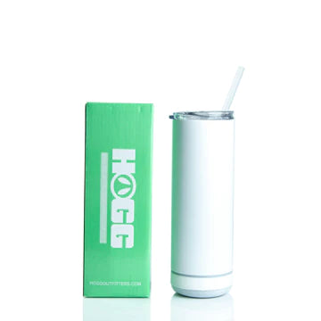 20 OZ GLOW IN THE DARK SKINNY TUMBLER WITH BLUETOOTH SPEAKER