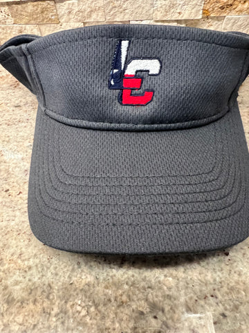 LAKE CREEK SOFTBALL GRAPHITE MESH VISOR