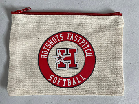 RED ZIPPER BAG