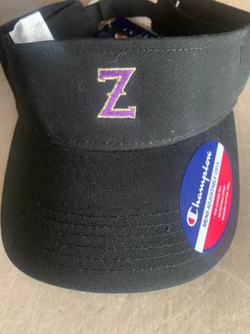 ZEPHYRS TWILL VISOR - PURPLE or BLACK