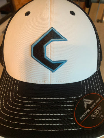CREW BASEBALL  - Pacific Gray Fitted Cap - CLEARANCE