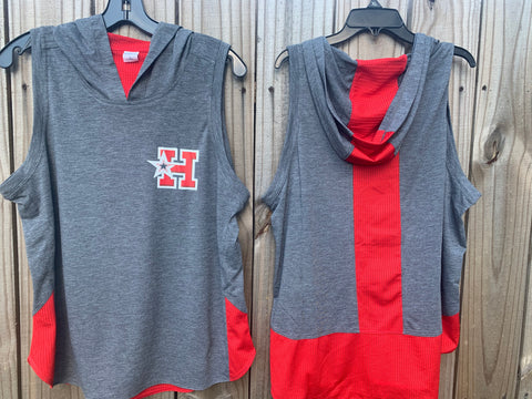 NEW 2020 SALE - LST410  Sport-Tek ® Ladies PosiCharge ® Tri-Blend Wicking Draft Hoodie Tank