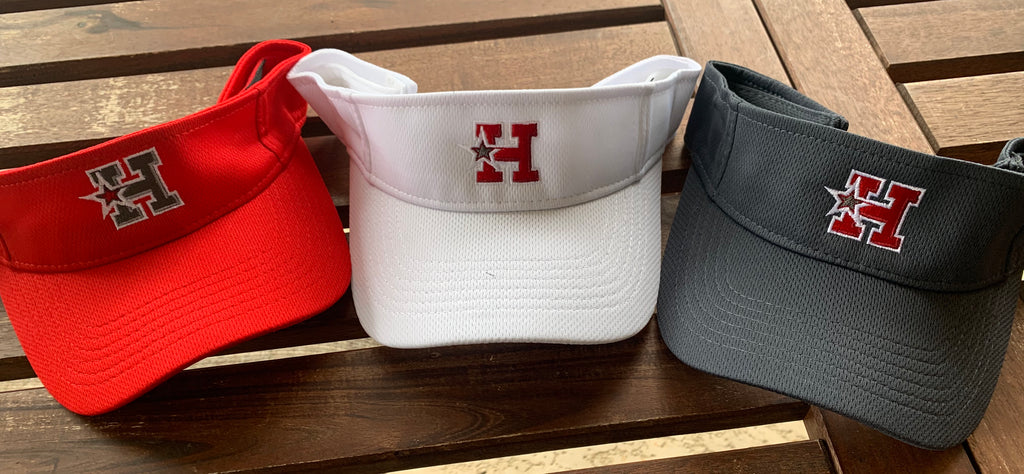 HOTSHOTS MESH VISORS - RED AND WHITE ONLY