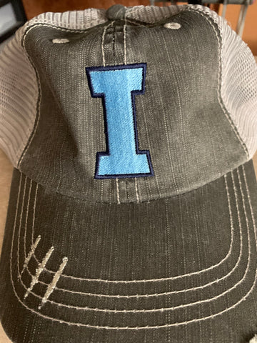 ILLUSIONS "I" Logo - LADIES Unstructured Trucker Cap - 6990