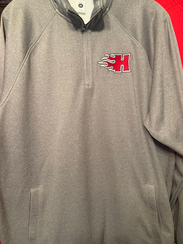 Retro HOTSHOTS Embrioidered ADULT Quarter Zip Sweatshirt with Pockets F125