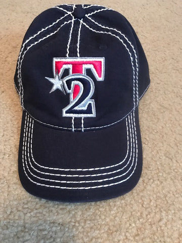 TEXAS TURN 2 - Unstructured Low Profile Trucker Cap - White Contrast Stitching