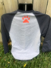 BRIDGELAND BEARS 3/4 SLEEVE - LAT - Adult Baseball Fine Jersey Tee - 6930