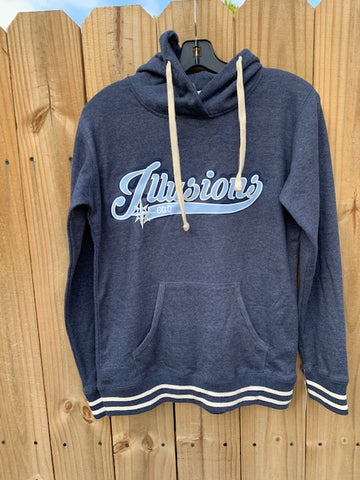 ILLUSIONS - J. America - Relay Women's Hooded Pullover Sweatshirt - 8651
