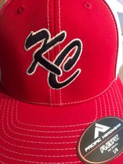 KC - Pacific Headwear D-Series Fitted Trucker Mesh Caps