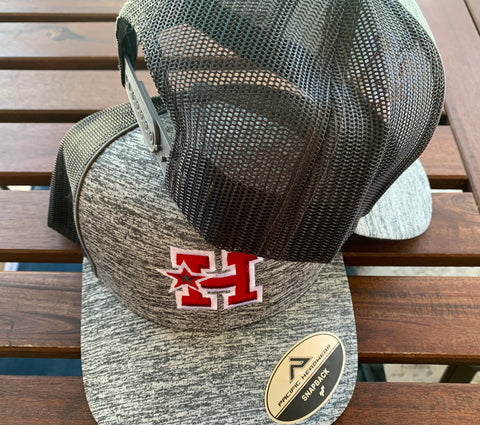 SNAPBACK PACIFIC Hotshots - New Logo - Pacific Gray Heather