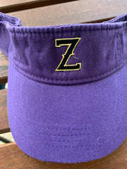 ZEPHYRS TWILL VISOR - PURPLE or BLACK