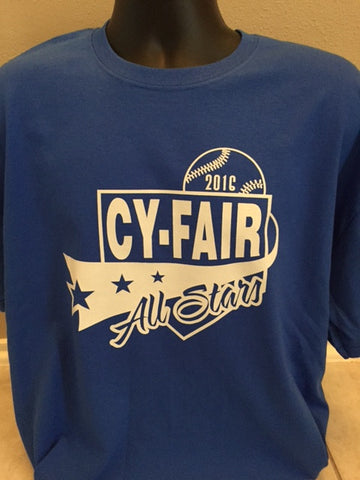 CY FAIR ALLSTARS- YOUTH Gildan - Heavy Cotton T-Shirt - 5000