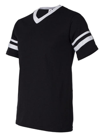 ARSENAL ADULT Augusta Sportswear - V-Neck Jersey with Striped Sleeves - 360