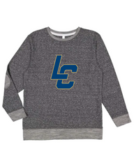 LAKE CREEK HIGH SCHOOL LC LOGO - Harborside Mélange French Terry Pullover OR Hoodie 6965/6775