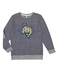 LAKE CREEK HIGH SCHOOL TEXAS LION - Harborside Mélange French Terry Pullover OR Hoodie 6965/6775