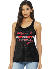HOTSHOTS WITH LACES  BELLA FLOWY TANK