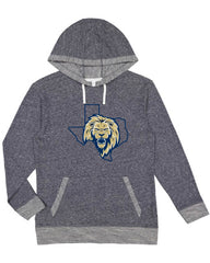 LAKE CREEK HIGH SCHOOL TEXAS LION - Harborside Mélange French Terry Pullover OR Hoodie 6965/6775