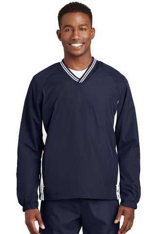 SALE - ILLUSIONS - SPORT TEK JST62- Adult Two Stripe Pullover Jacket