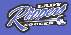LADY RIPPERS SOCCER - WOMEN'S BELLA 6405 V-NECK - Relaxed Fit