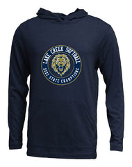 LAKE CREEK - STATE CHAMPIONS  - PC108 Adult Soft-Tek Blend Long Sleeve Hood - UNISEX