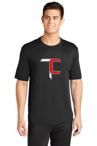 TEXAS CHOSEN Adult and Youth PosiCharge® Competitor™ Tee. ST350 - BLACK