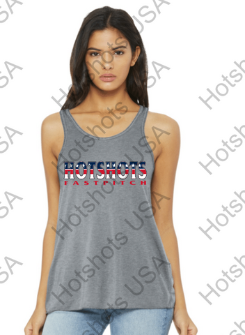 RWB HOTSHOTS LADIES Bella + Canvas - Women's Flowy Racerback Tank - 8800