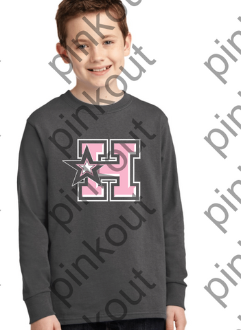 HOTSHOTS PINK OUT - Youth and Adult LONG SLEEVE T-SHIRT - PC54LS