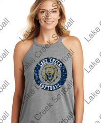 LAKE CREEK  - LAKE CREEK DISTRESSED - DT137L District ® Women’s Perfect Tri ® Rocker Tank