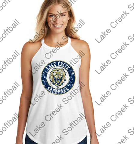 LAKE CREEK  - LAKE CREEK DISTRESSED - DT137L District ® Women’s Perfect Tri ® Rocker Tank