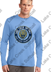 LAKE CREEK - LC STATE CHAMPIONS- SHORT or LONG Sleeve - Sport Tek Posi-Charge