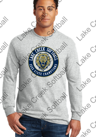 LAKE CREEK LONG SLEEVE COTTON TSHIRT - LC STATE CHAMPIONS