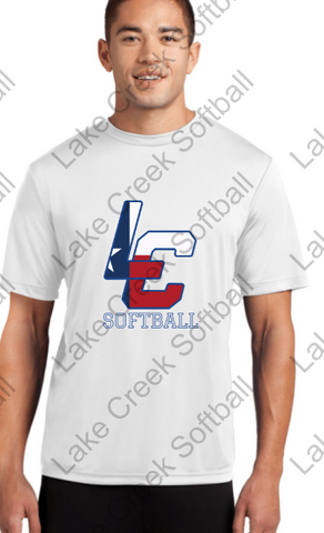 LAKE CREEK - LC Softball - SHORT or LONG Sleeve - Sport Tek Posi-Charge