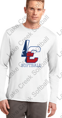 LAKE CREEK - LC Softball - SHORT or LONG Sleeve - Sport Tek Posi-Charge