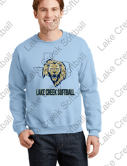 LAKE CREEK -  LC STATE CHAMPIONS or LC TEXAS LOGO - Jerzees - NuBlend Crewneck Sweatshirt - 562MR