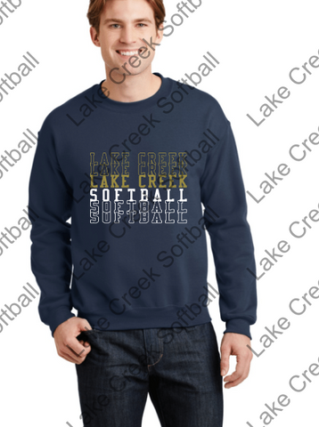 LAKE CREEK - LC STACKED - Jerzees - NuBlend Crewneck Sweatshirt - 562MR