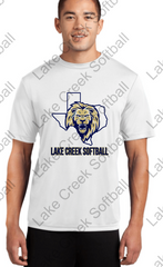 LAKE CREEK - LC TEXAS LION- SHORT or LONG Sleeve - Sport Tek Posi-Charge
