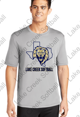 LAKE CREEK - LC TEXAS LION- SHORT or LONG Sleeve - Sport Tek Posi-Charge
