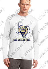 LAKE CREEK - LC TEXAS LION- SHORT or LONG Sleeve - Sport Tek Posi-Charge