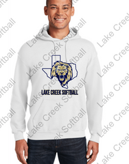 LAKE CREEK -  HOODIE  LC TEXAS LION  Core Fleece Pullover Hooded Sweatshirt